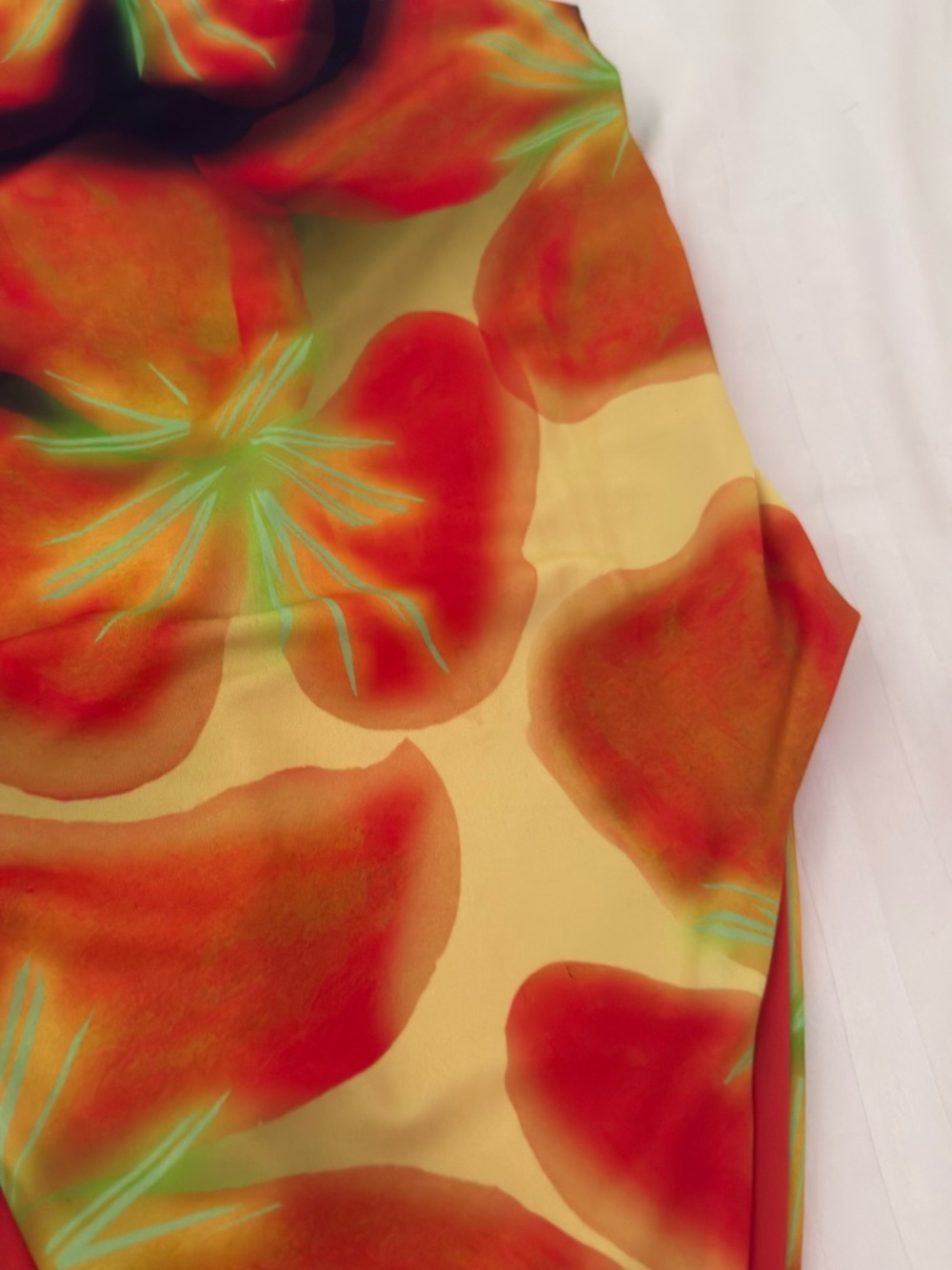 Floral One-Shoulder Swimsuit - Picture 5 of 5